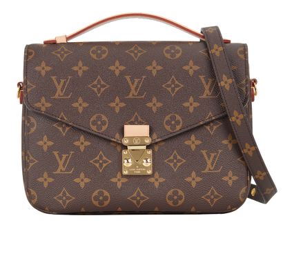 Pochette Metis, &pound;1,550, Handbags, Brown, Canvas, Front view